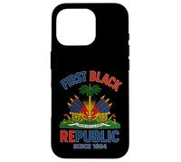 First Black Republic Since 1804 Haiti Haitian Flag Case for iPhone 16 Pro