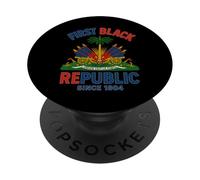 First Black Republic Since 1804 Haiti Haitian Flag PopSockets Adhesive PopGrip