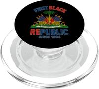 First Black Republic Since 1804 Haiti Haitian Flag PopSockets PopGrip for MagSafe
