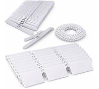 First Blind Vertical Blind Weights Repair Kit 89mm (3.5") 50 Bottom Weights, 50 Top Hangers, 10M Beaded Chain
