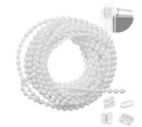 First blinds Roller Blind and Roman Shade Blind Beaded Chain Cord White Plastic Roller Blind Chain 4.5mm (5)