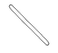First blinds Roller Blind Chrome Beaded Pull Chain - Continuous Loop (Drop 75cm)