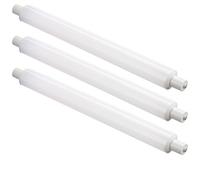 firstchoicelighting Set of 3 x S15 LED Tube Light Bulbs Lamps, 284mm, 4000K Cool White, Non Dimmable