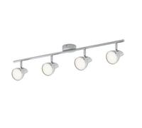 First Choice Lighting Apollo - Polished Chrome 4 Way Adjustable Led Spotlight
