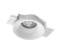 First Choice Lighting Bianca - White Plaster In Gu10 Recessed Downlight
