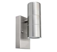 First Choice Lighting Blaze - Marine Grade Stainless Steel Dusk Dawn Sensor Wall Light