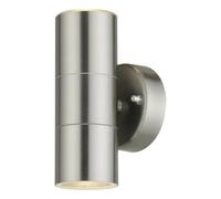 First Choice Lighting Blaze - Marine Grade Stainless Steel Up Down Outdoor Wall Light in Silver First Choice Lighting Silver