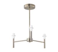 First Choice Lighting Brea - Antique Brass 3 Arm Semi Flush Fitting Only in Gold First Choice Lighting Gold