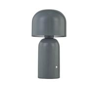 First Choice Lighting Christina - Grey Led Rechargeable Touch Table Lamp