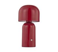 First Choice Lighting Christina - Red LED Rechargeable Touch Table Lamp First Choice Lighting Red