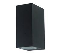 First Choice Lighting Falmouth - Black Up Down Outdoor Ip44 Wall Light