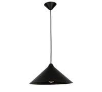 First Choice Lighting Fontana - Matt Black 40cm Diameter Ceiling Pendant Light First Choice Lighting Black