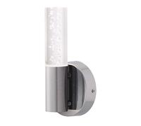 First Choice Lighting Orin - Bathroom Wall Light with Bubble Detail in Silver First Choice Lighting Silver