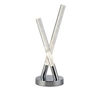 First Choice Lighting Portland - Chrome 38cm LED Bubble Table Lamp in Silver First Choice Lighting Silver