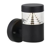 First Choice Lighting Pyramid - Black LED Outdoor Wall Light First Choice Lighting Black