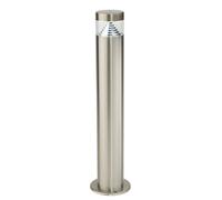 First Choice Lighting Pyramid - Stainless Steel Led Outdoor 50Cm Post Light