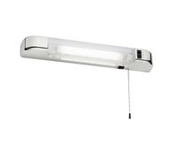 Rise - Chrome LED Bathroom Shaver Light First Choice Lighting Silver One Size