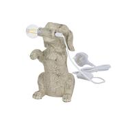 First Choice Lighting Rufus - Natural Dog Table Lamp in Cream First Choice Lighting Cream