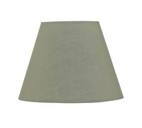 First Choice Lighting Sage Green Cotton 20cm Diameter Tapered Fabric Lamp Shade First Choice Lighting Green