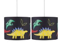 First Choice Lighting Set Of 2 Dinosaur 25Cm Light Shades
