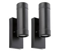 First Choice Lighting Set Of 2 Gale - Polypropylene Coastal Dusk Dawn Wall Lights