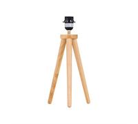 First Choice Lighting Voyage - Light Oak Wooden Tripod Lamp Base