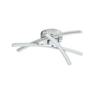 First Choice Lighting Yardley Polished Chrome Led Flush Ceiling Light