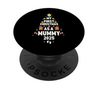 First Christmas As A Mummy 2025 Pregnancy Announcement PopSockets Adhesive PopGrip
