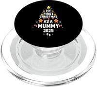 First Christmas As A Mummy 2025 Pregnancy Announcement PopSockets PopGrip for MagSafe