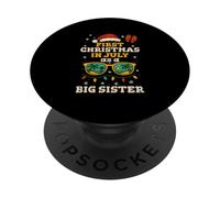 First Christmas In July As Big Sister Xmas Family Matching PopSockets Adhesive PopGrip