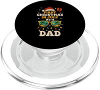 First Christmas In July As Dad Summer Family Matching Men PopSockets PopGrip for MagSafe