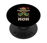 First Christmas In July As Mom Summer Family Matching Women PopSockets Adhesive PopGrip
