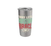 First Christmas with Rescue Dog Ornament Gift Stainless Steel Insulated Tumbler