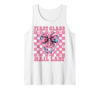 First Class Mail Lady Postal Worker Mail Carrier Girl Mom Tank Top