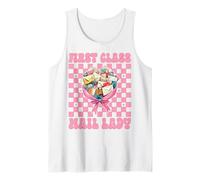 First Class Mail Lady Postal Worker Mail Carrier Girl Mom Tank Top