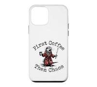 First Coffee Then Chaos Funny Possum Coffee Lover, Case for iPhone 12 mini