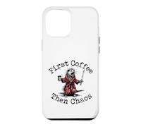 First Coffee Then Chaos Funny Possum Coffee Lover, Case for iPhone 12 Pro Max