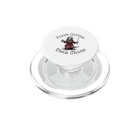 First Coffee Then Chaos Funny Possum Coffee Lover, PopSockets PopGrip for MagSafe