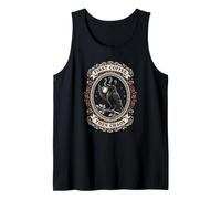 First Coffee Then Chaos Vintage Crow for Busy Teachers Tank Top