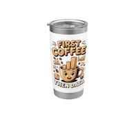 First Coffee Then Data Analyst Analytics Spreadsheet Stainless Steel Insulated Tumbler