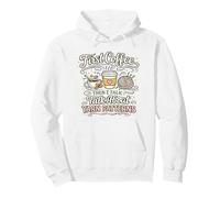 First Coffee Then I Talk About Yarn Patterns Crocheter Pullover Hoodie