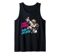 First Coffee Then Jiu Jitsu Coffee and BJJ Tank Top