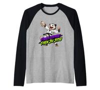 First Coffee Then Jiu Jitsu - Coffee & Brazilian Jiu Jitsu Raglan Baseball Tee
