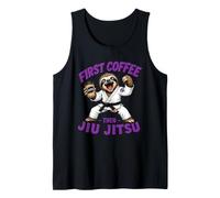 First Coffee Then Jiu Jitsu - Sloth Jiu Jitsu Tank Top
