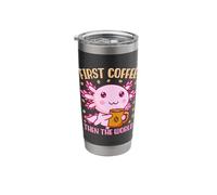 First Coffee Then The World Stainless Steel Insulated Tumbler