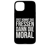 First Comes The Food Then The Moral Bertolt Brecht Case for iPhone 15 Plus