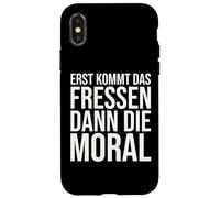 First Comes The Food Then The Moral Bertolt Brecht Case for iPhone X/XS
