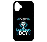 First Communion Boy Holy Sacrament Case for iPhone 16 Plus