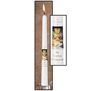 First Communion Candle My First Holy Communion Wax Taper Candle with Body of Christ Decal, 10 Inch