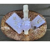First Communion Candle Set for a Girl